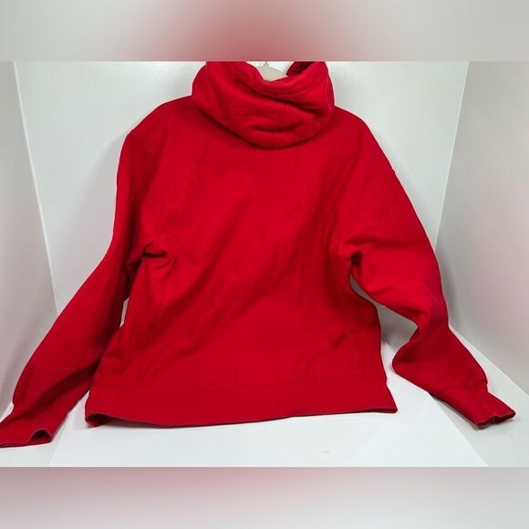 Supreme Cross Box Logo Hooded Sweatshirt Medium M Red Color - Picture 9 of 12